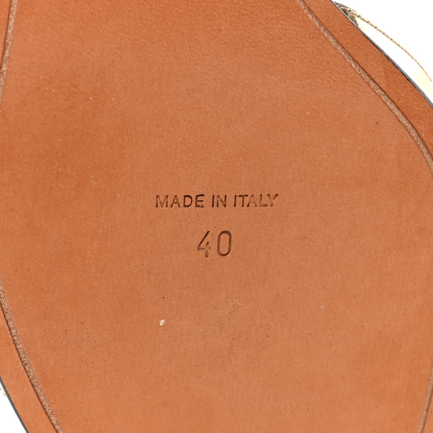 Givenchy Metallic Nappa Ankle Strap Sandals 40 Gold 6 of 21
