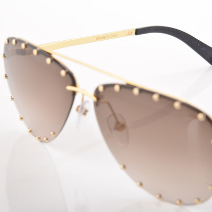 Louis Vuitton The Party Aviator Gradient Sunglasses Z0914U Brown 5 of 6
