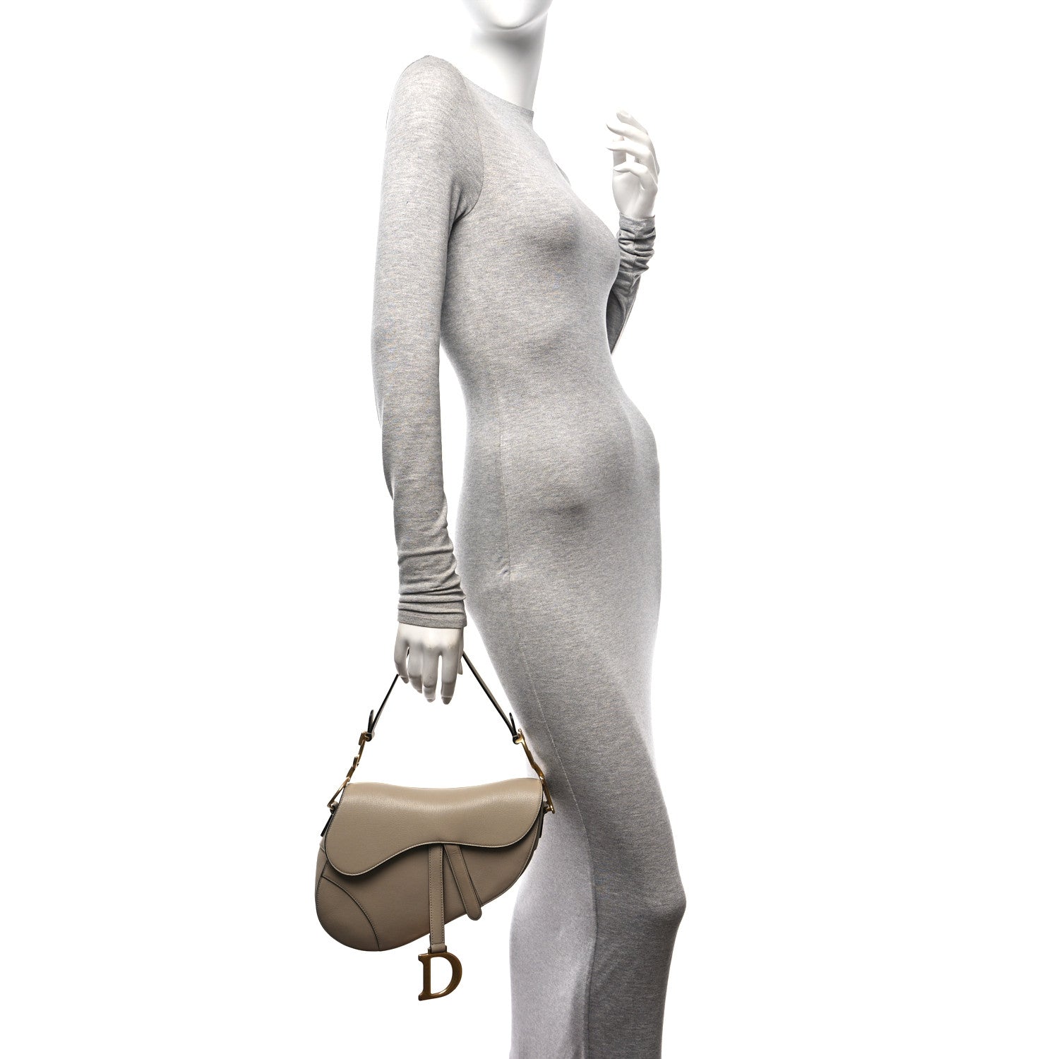 Christian Dior Shiny Goatskin Saddle Bag Corda 2 of 10