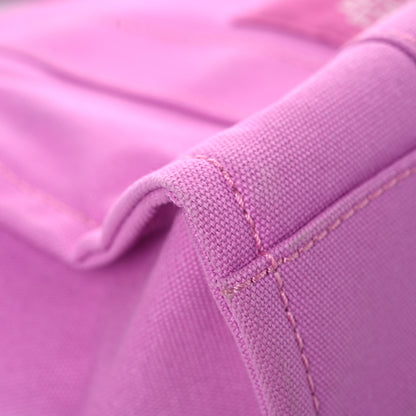 Marc Jacobs Cotton Canvas Medium The Traveler Tote Bag Pink 9 of 19