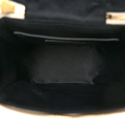 Saint Laurent Grain de Poudre Quilted 80's Vanity Bag Crema Soft 5 of 9