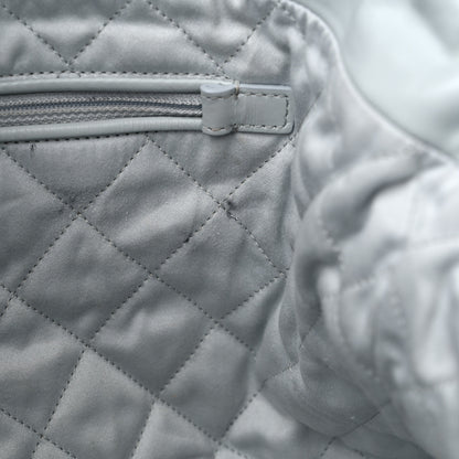 Chanel Shiny Calfskin Quilted Chanel 22 Light Blue 12 of 12