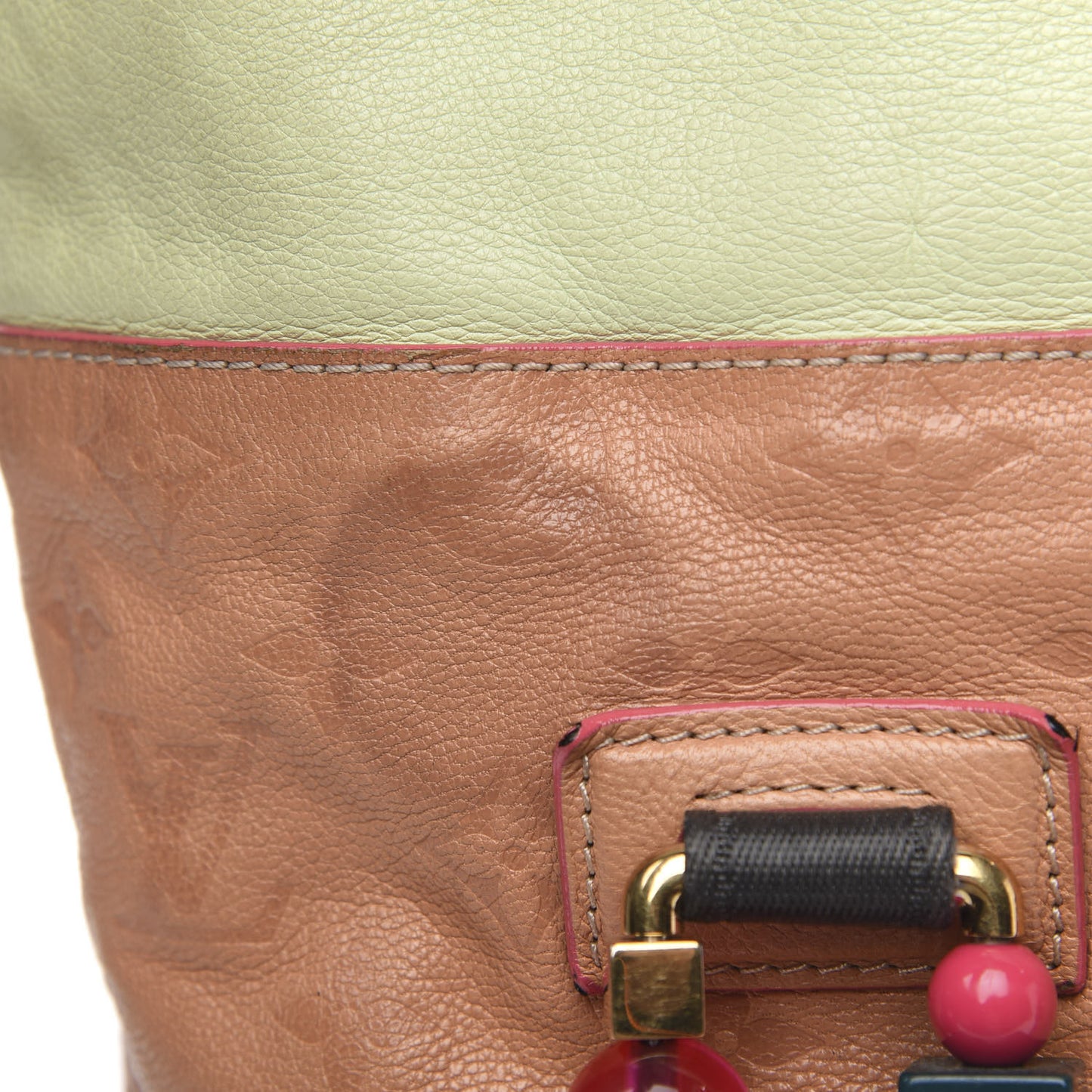 Monogram Goatskin Underground Duffle Bag Rose