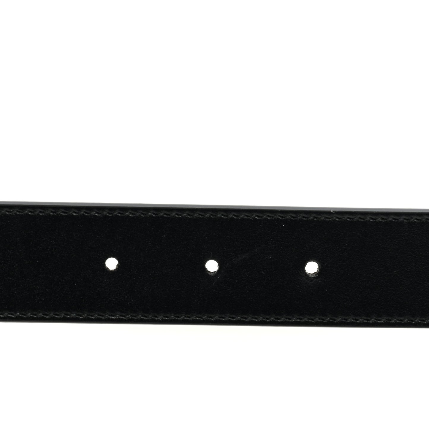GG Supreme Monogram Plutone Calfskin Double G Reversible 30mm Belt 85 34 Beige Ebony Black