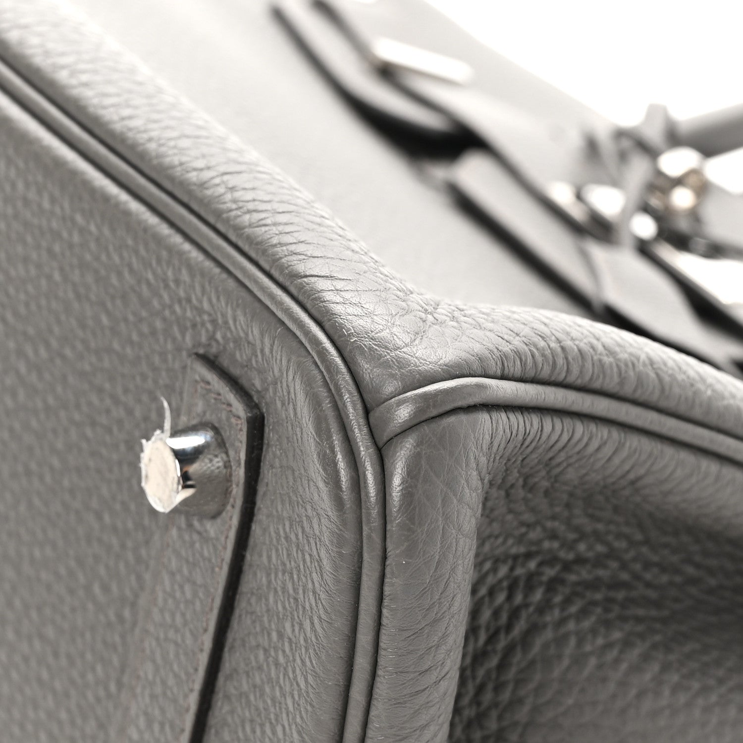 Hermes Togo Birkin 30 Etain 10 of 13