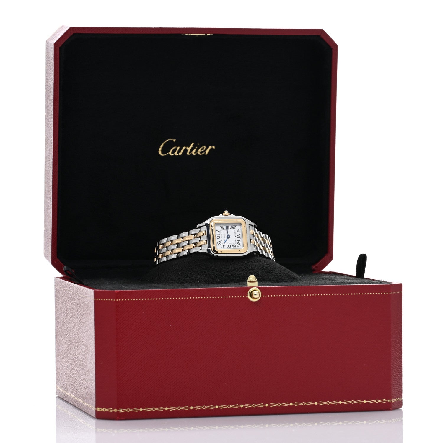 Cartier Stainless Steel 18K Yellow Gold 22mm Panthere Quartz Watch 5 of 5