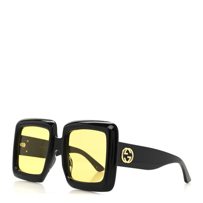 Gucci Oversized Square GG0783S Sunglasses Black 1 of 8