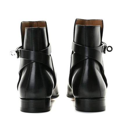 Hermes Calfskin Neo Low Boots 35.5 Black 5 of 8