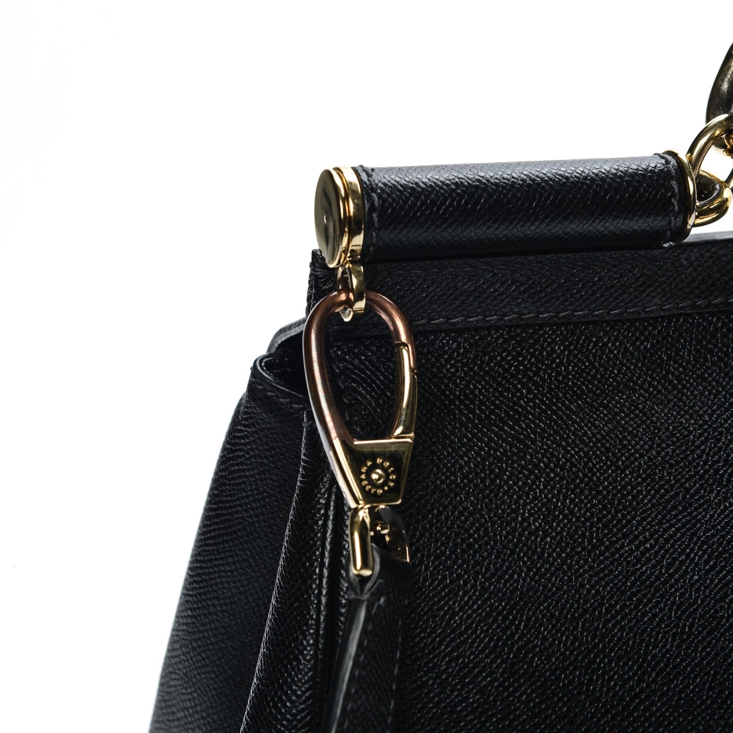 Dolce & Gabbana Dauphine Large Miss Sicily Satchel Black 7 of 8