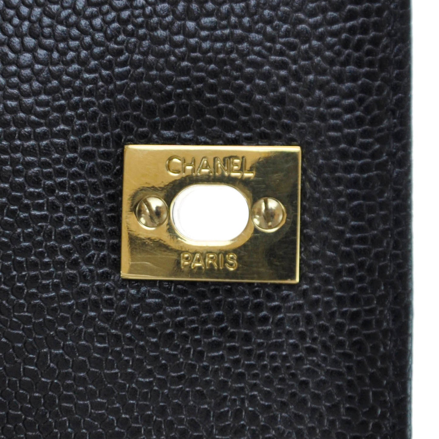 Caviar Flap Bag Black
