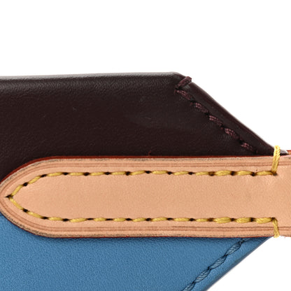 Louis Vuitton Calfskin Cluny MM Shoulder Strap Blue Glacial 6 of 6