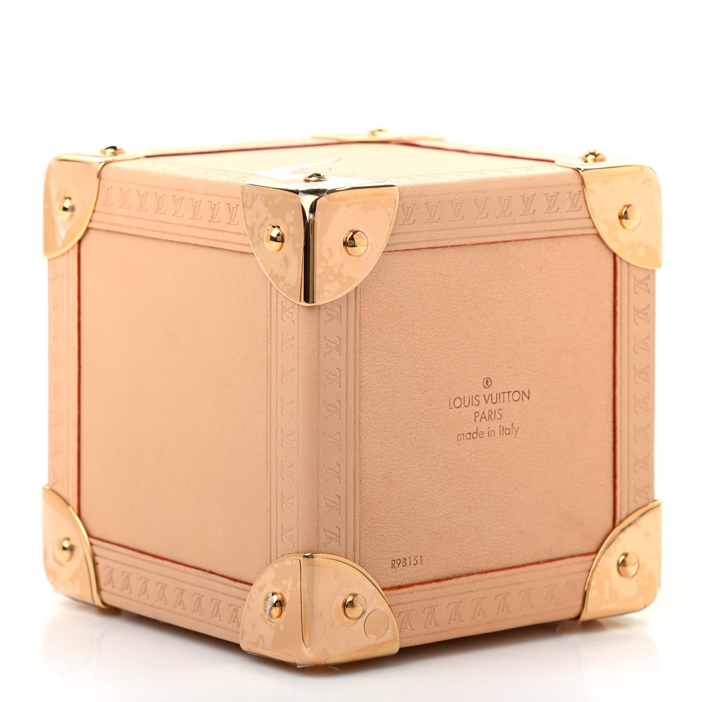 Vachetta Cube Paperweight
