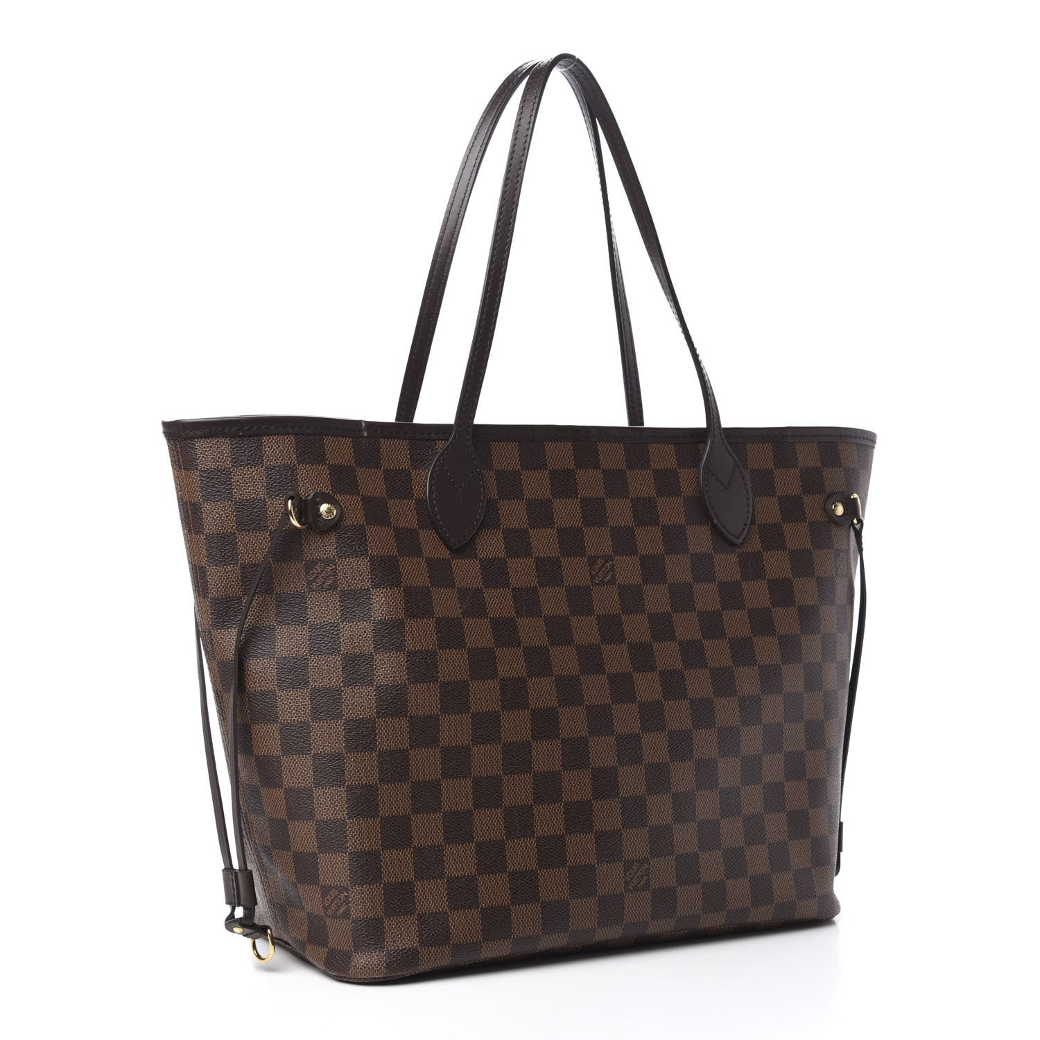 Louis Vuitton Damier Ebene Neo Neverfull MM Rose Ballerine 4 of 14
