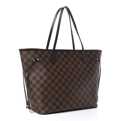 Louis Vuitton Damier Ebene Neo Neverfull MM Rose Ballerine 4 of 14