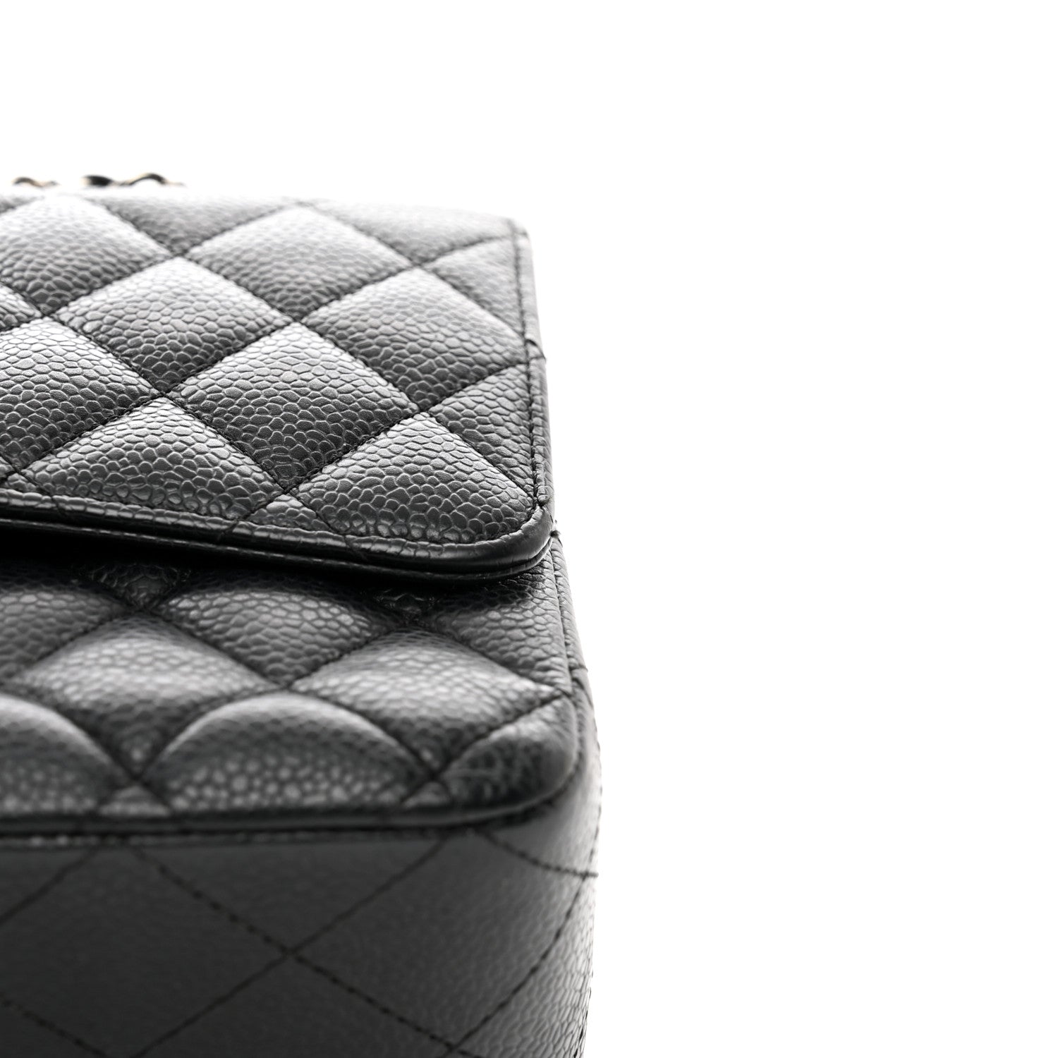 Chanel Caviar Quilted Medium Double Flap Black 11 of 11