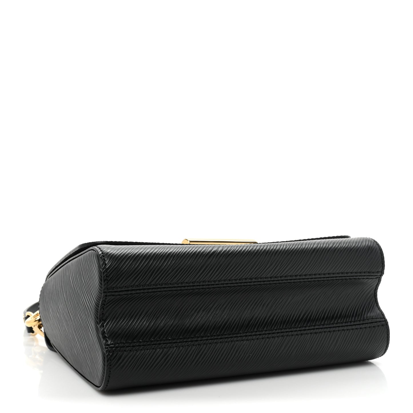 Epi Twist Braided Strap Shoulder Bag MM Black