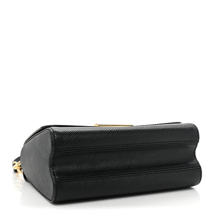 Louis Vuitton Epi Twist Braided Strap Shoulder Bag MM Black 5 of 9
