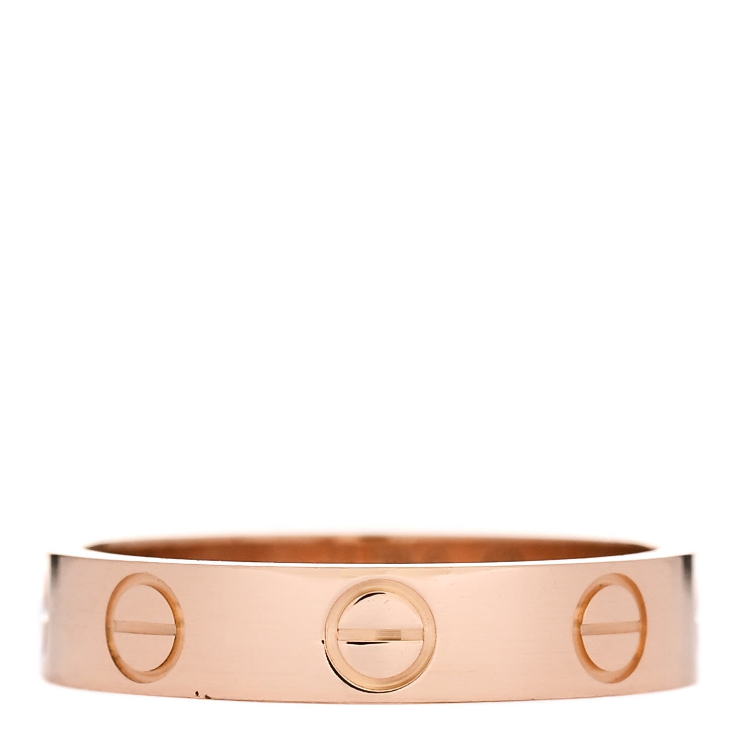 Cartier 18K Pink Gold 3.5mm LOVE Wedding Band Ring 48 4.5 1 of 6