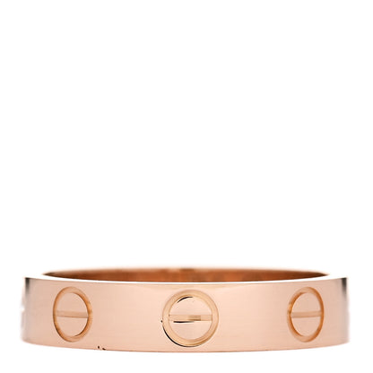 Cartier 18K Pink Gold 3.5mm LOVE Wedding Band Ring 48 4.5 1 of 6