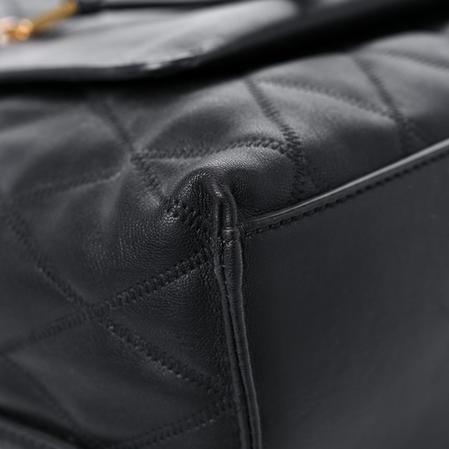 Givenchy Rubberized Canvas Quilted Duo Backpack Black 8 of 13