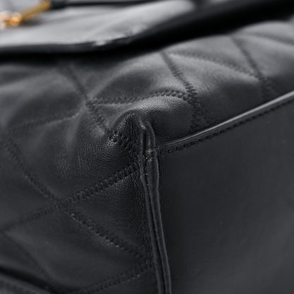 Givenchy Rubberized Canvas Quilted Duo Backpack Black 8 of 13