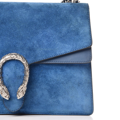 Gucci Suede Medium Dionysus Shoulder Bag Blue 16 of 16