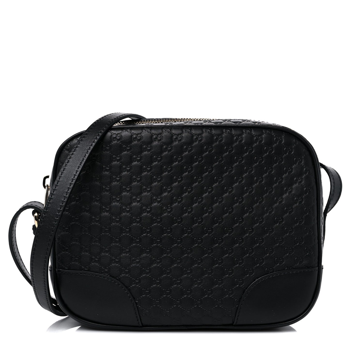 Microguccissima Mini Bree Messenger Bag Black