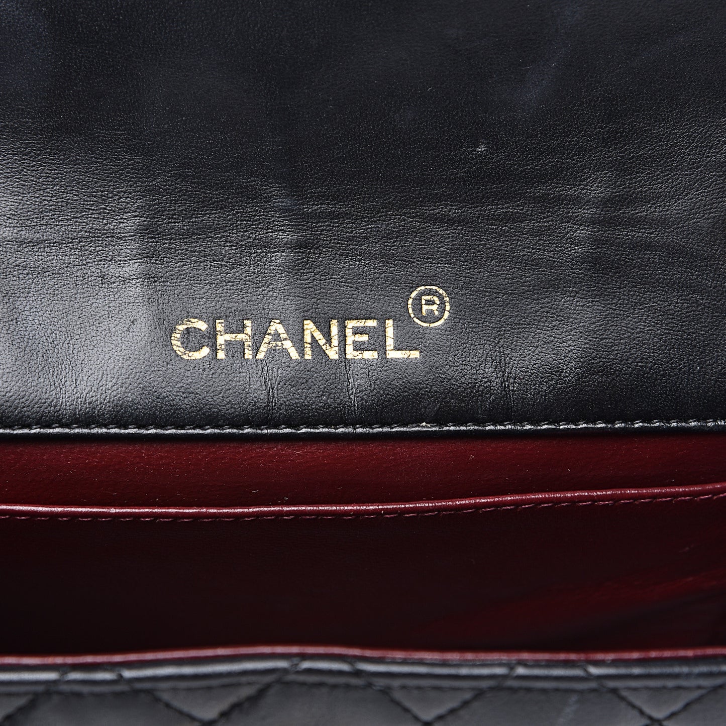 Lambskin Quilted Mini Rectangular Flap Bag Black