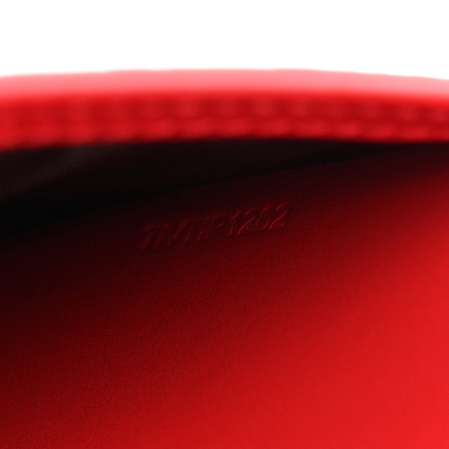 Burberry Smooth Calfskin Logo Embossed Hampshire Crossbody Red 7 of 10