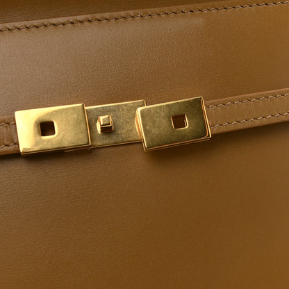 Saint Laurent Smooth Calfskin Mini Manhattan Shoulder Bag Natural Tan 12 of 12