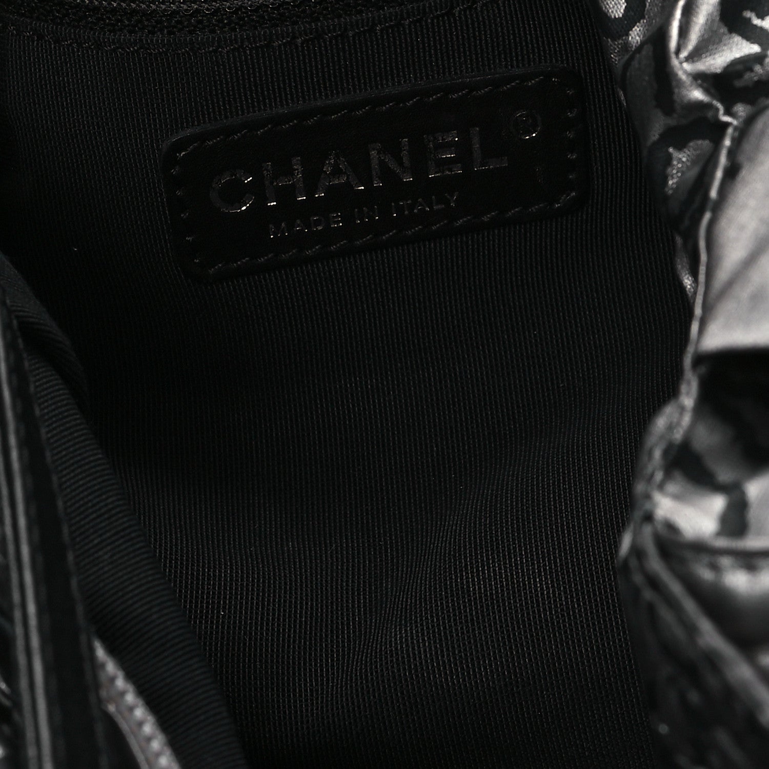 Chanel Metallic Coated Canvas Unlimited Ligne Shoulder Bag Silver 6 of 12