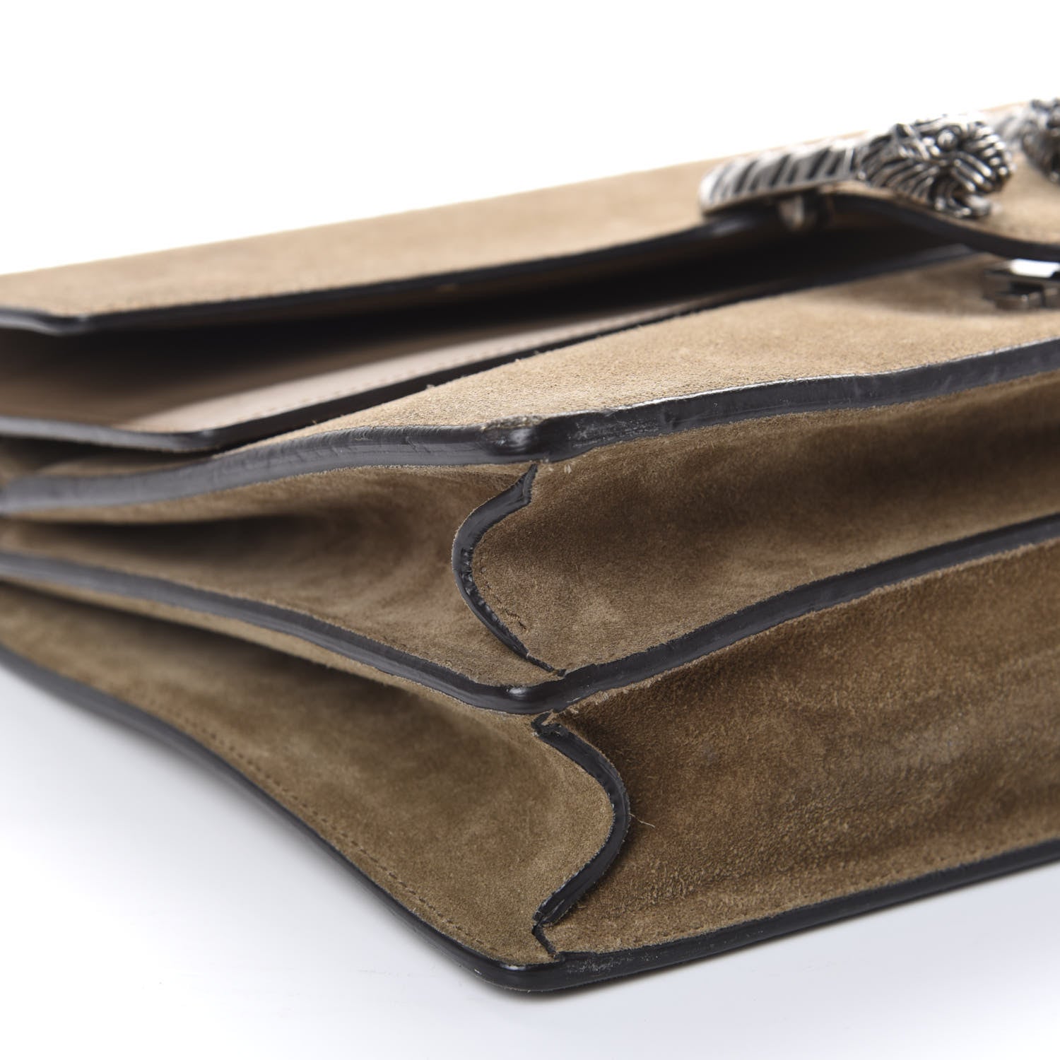 Gucci Suede Medium Dionysus Shoulder Bag Taupe 6 of 14