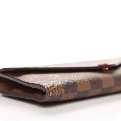 Louis Vuitton Damier Ebene Josephine Wallet Red 8 of 9
