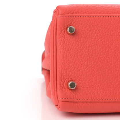 Hermes Taurillon Clemence Kelly Retourne 32 Rouge Pivoine 9 of 10