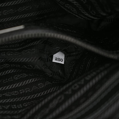 Prada Re-Nylon Tessuto Saffiano Pocket Flap Messenger Bag Black 5 of 9