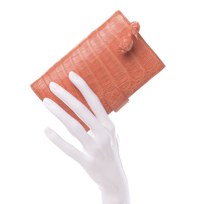 Nancy Gonzalez Crocodile Wallet Orange 2 of 7