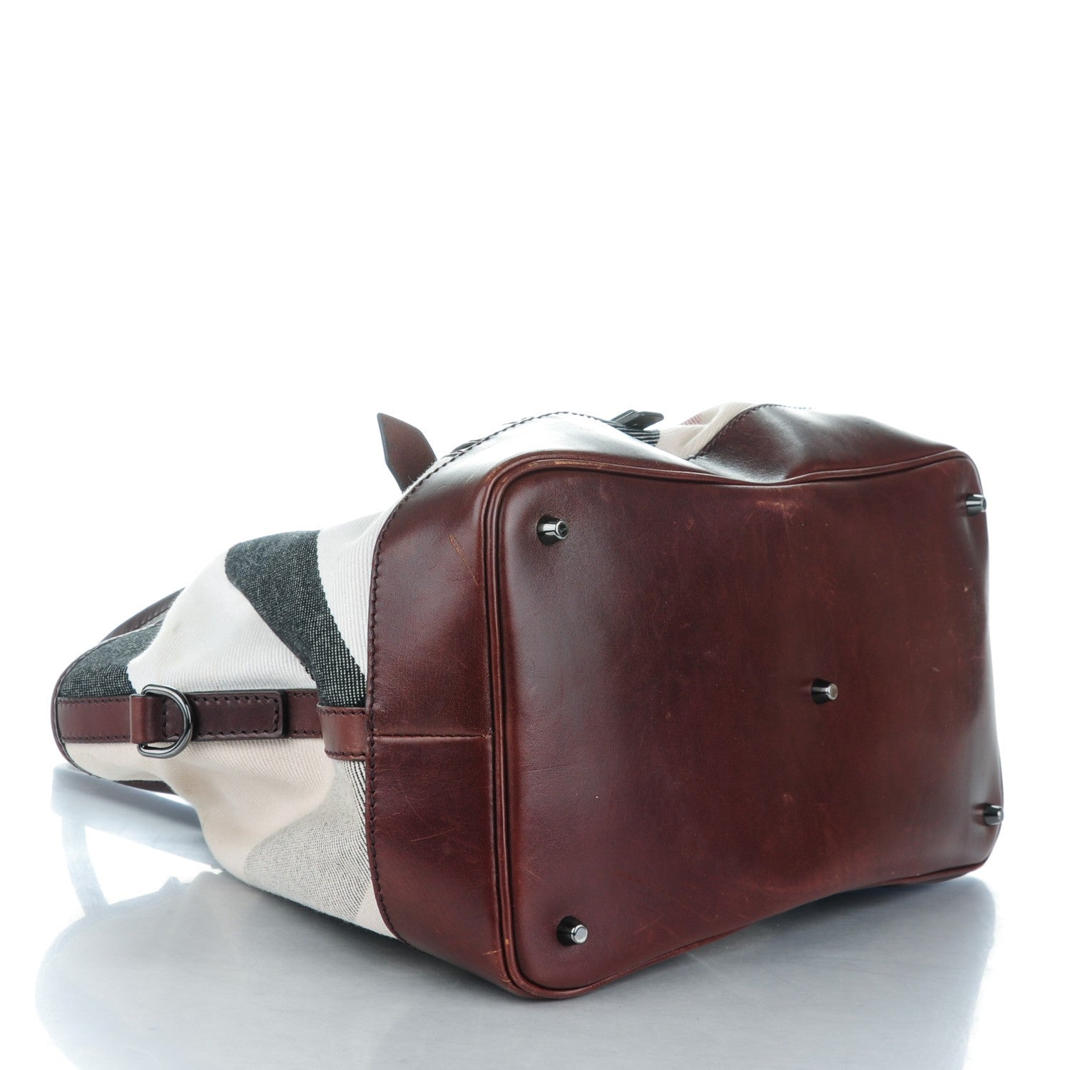 Burberry Canvas Mega Check Lowry Brown 4 of 9