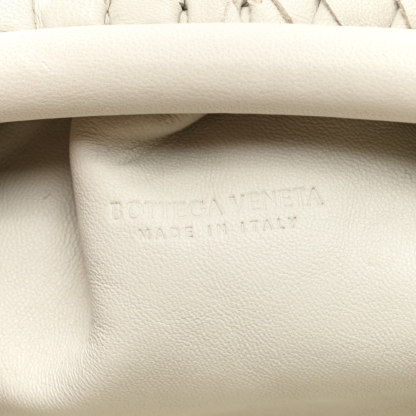 Nappa Intrecciato The Mini Pouch Chalk