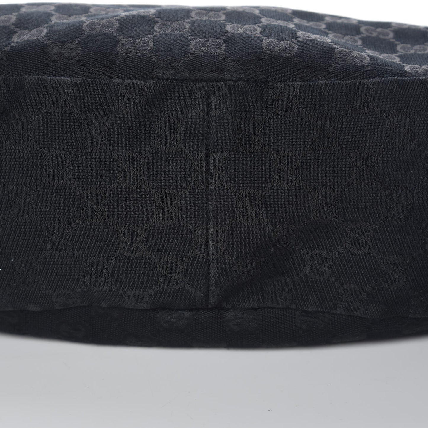 Monogram Medium Abbey Shoulder Bag Black
