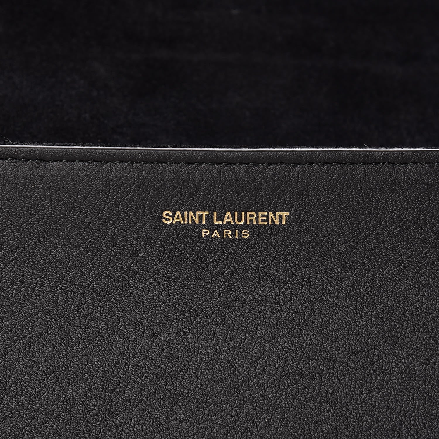 Saint Laurent Calfskin Classic Y Ligne Clutch Black 6 of 9