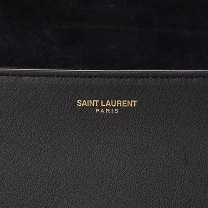 Saint Laurent Calfskin Classic Y Ligne Clutch Black 6 of 9