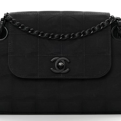 Chanel Nylon Mini Travel Accordion Flap Black 8 of 16