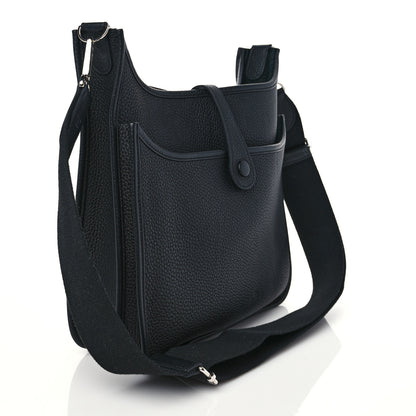 Hermes Taurillon Clemence Evelyne III PM Black 3 of 9