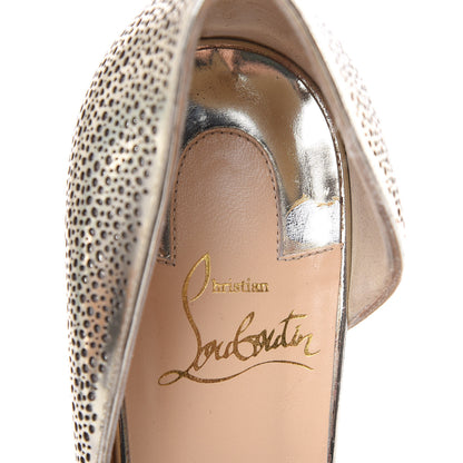 Christian Louboutin Specchio Mini Glitter Galupump 70 Pumps 37 Light Gold 8 of 14