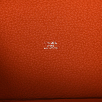 Hermes Taurillon Clemence Picotin Lock 18 PM Orange 6 of 12