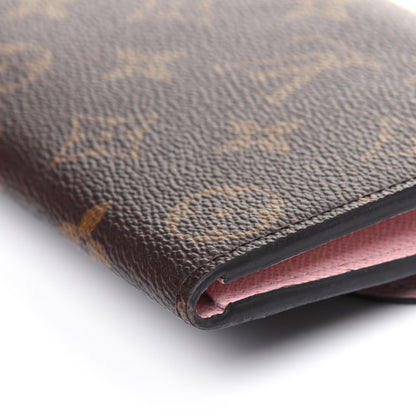Louis Vuitton Monogram Emilie Wallet Rose Ballerine 14 of 20