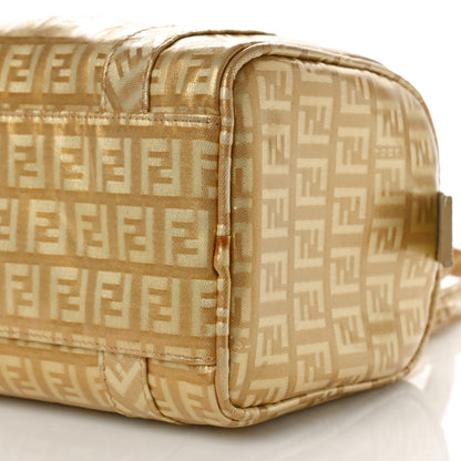 Fendi Zucchino Spalmati Small Forever Boston Gold 8 of 8