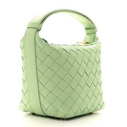 Bottega Veneta Calfskin Nappa Intrecciato Candy Wallace Fresh Mint 3 of 10