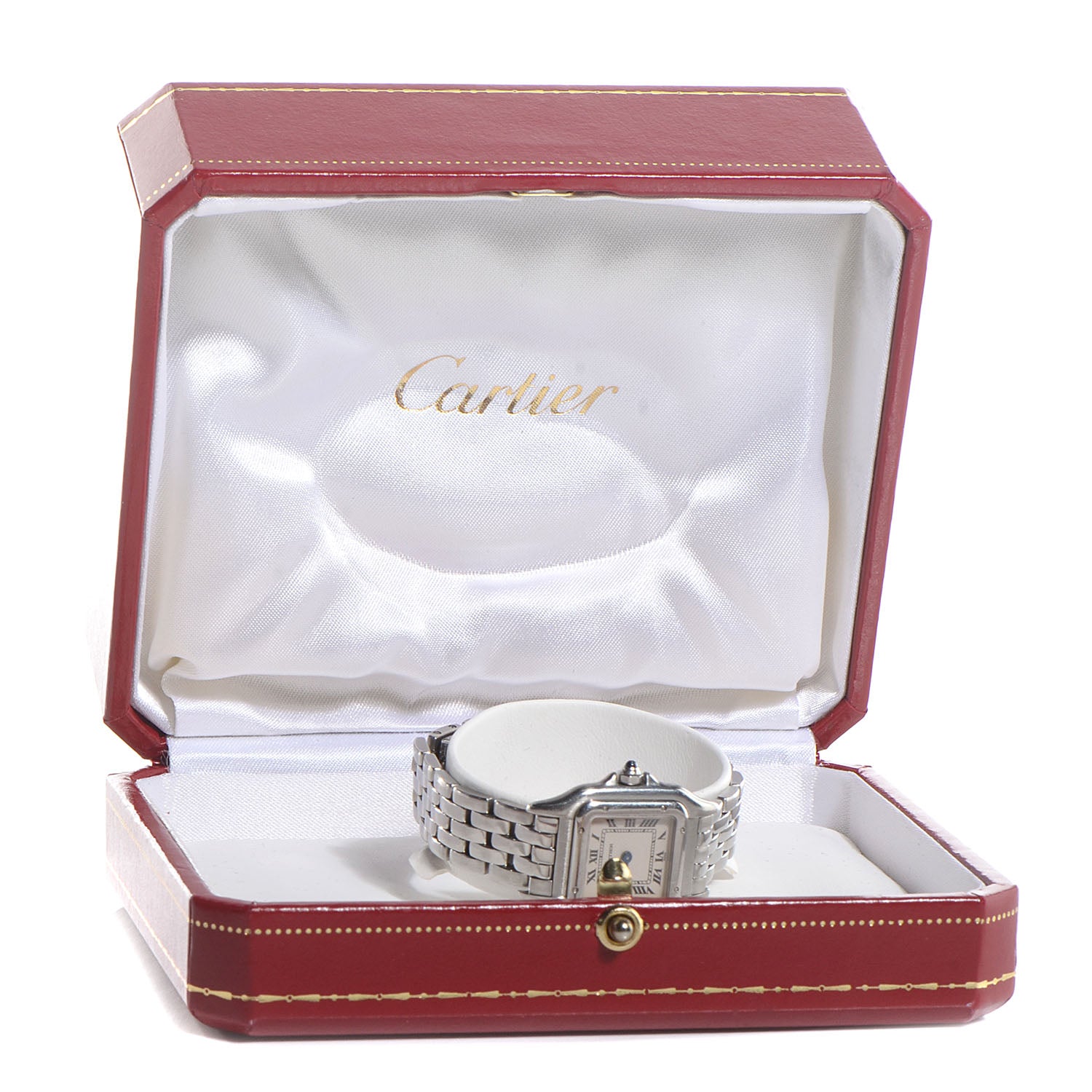 Cartier Stainless Steel 22mm Panthere Quartz Watch 84158