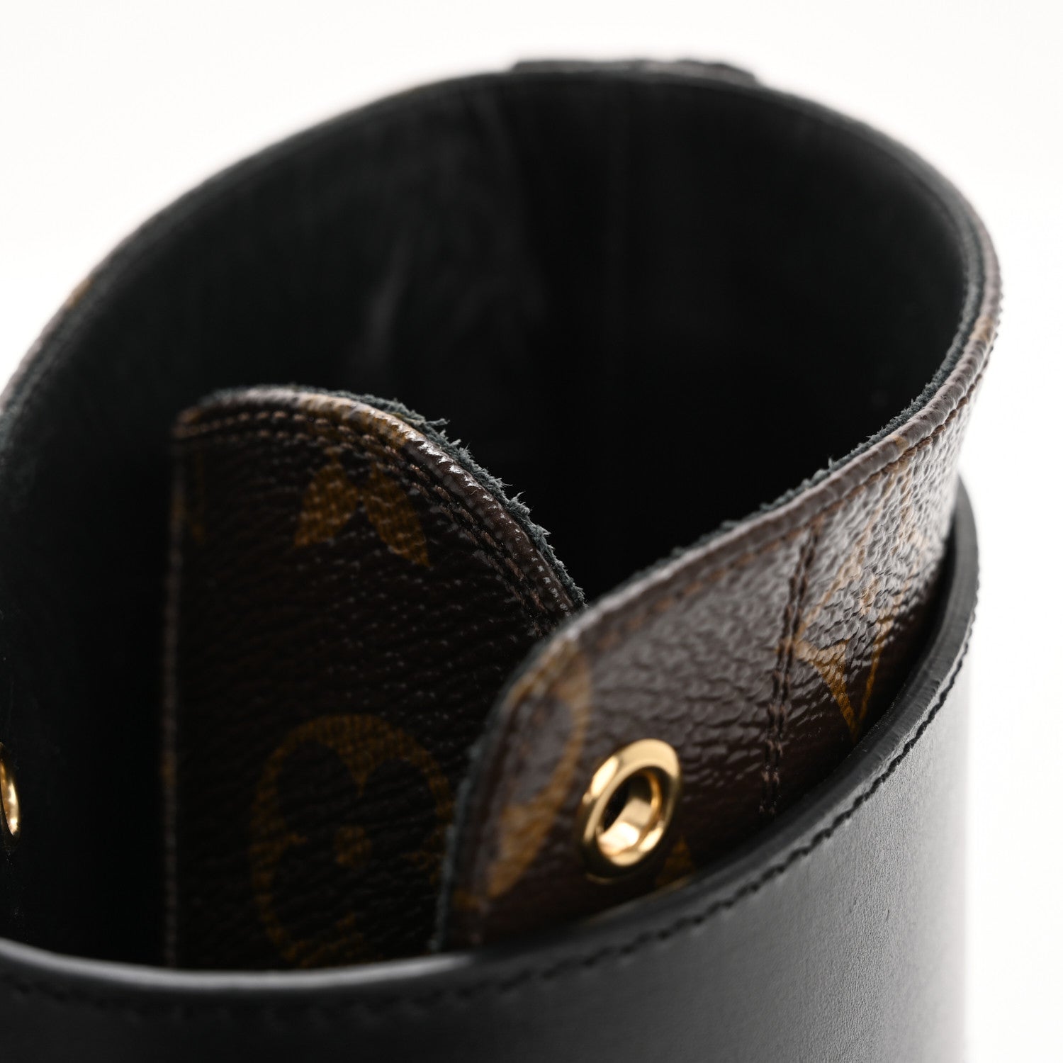 Louis Vuitton Calfskin Monogram Wonderland Flat Ranger Boots 41 Black 12 of 12